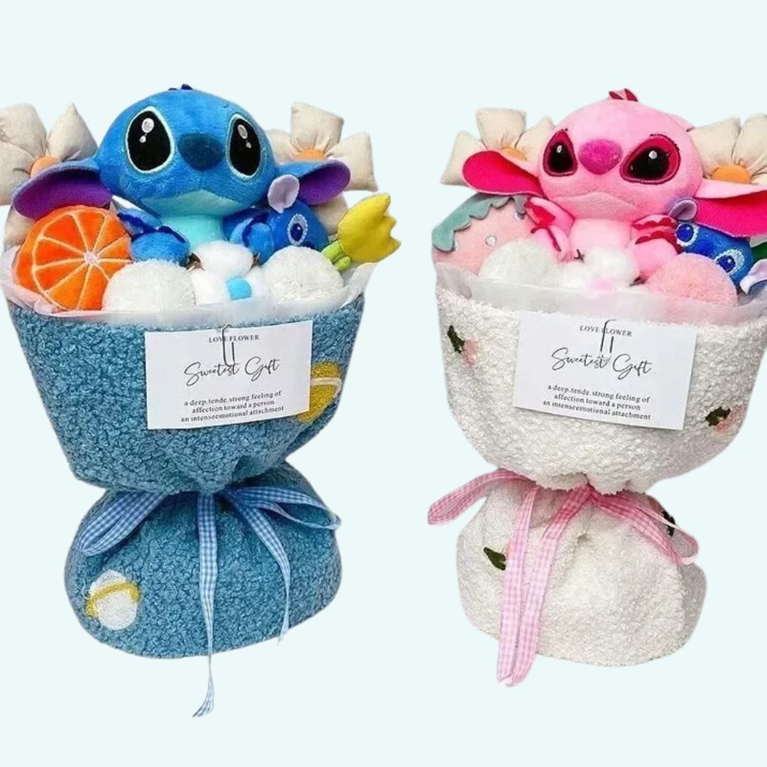 Peluche Stitch ou Angel douce Disney câlin enfant La compagnie de la peluche