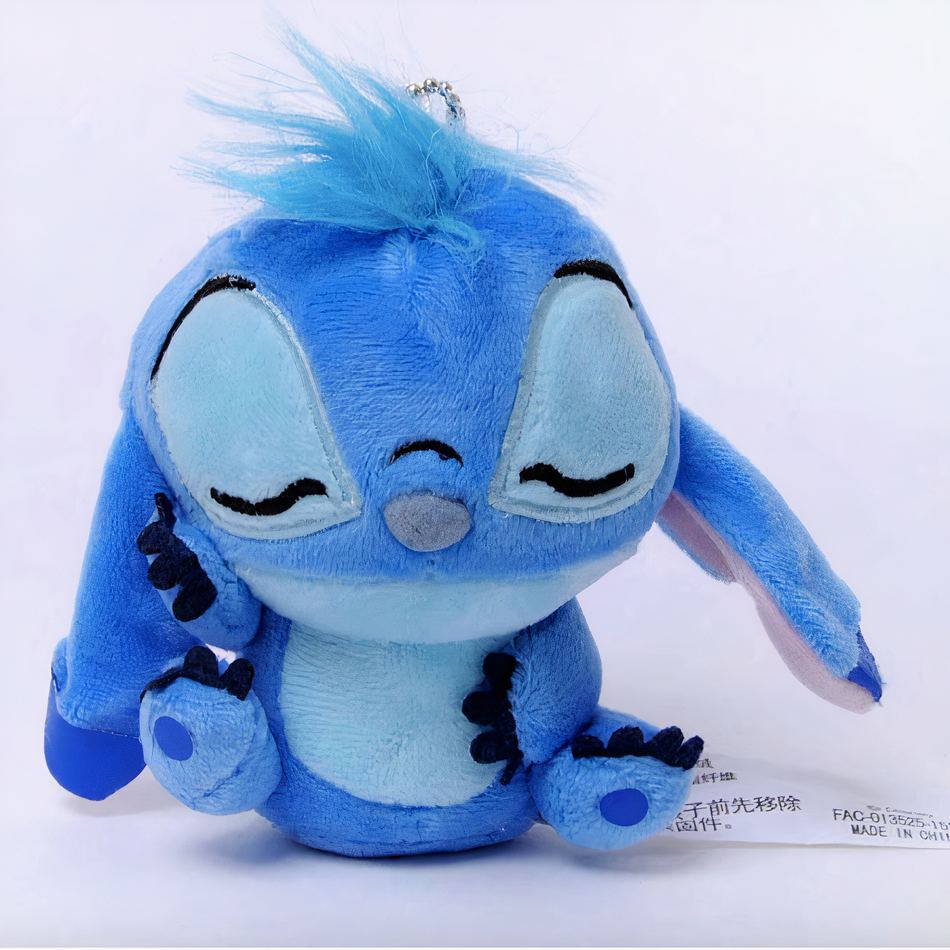Peluche Stitch porte-clé mignon Disney accessoire doux La compagnie de la peluche