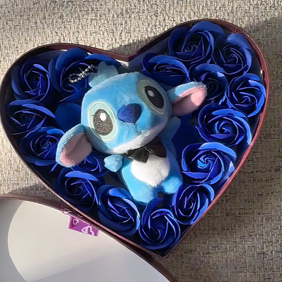 Peluche Stitch romantique douce cadeau Disney amoureux La compagnie de la peluche