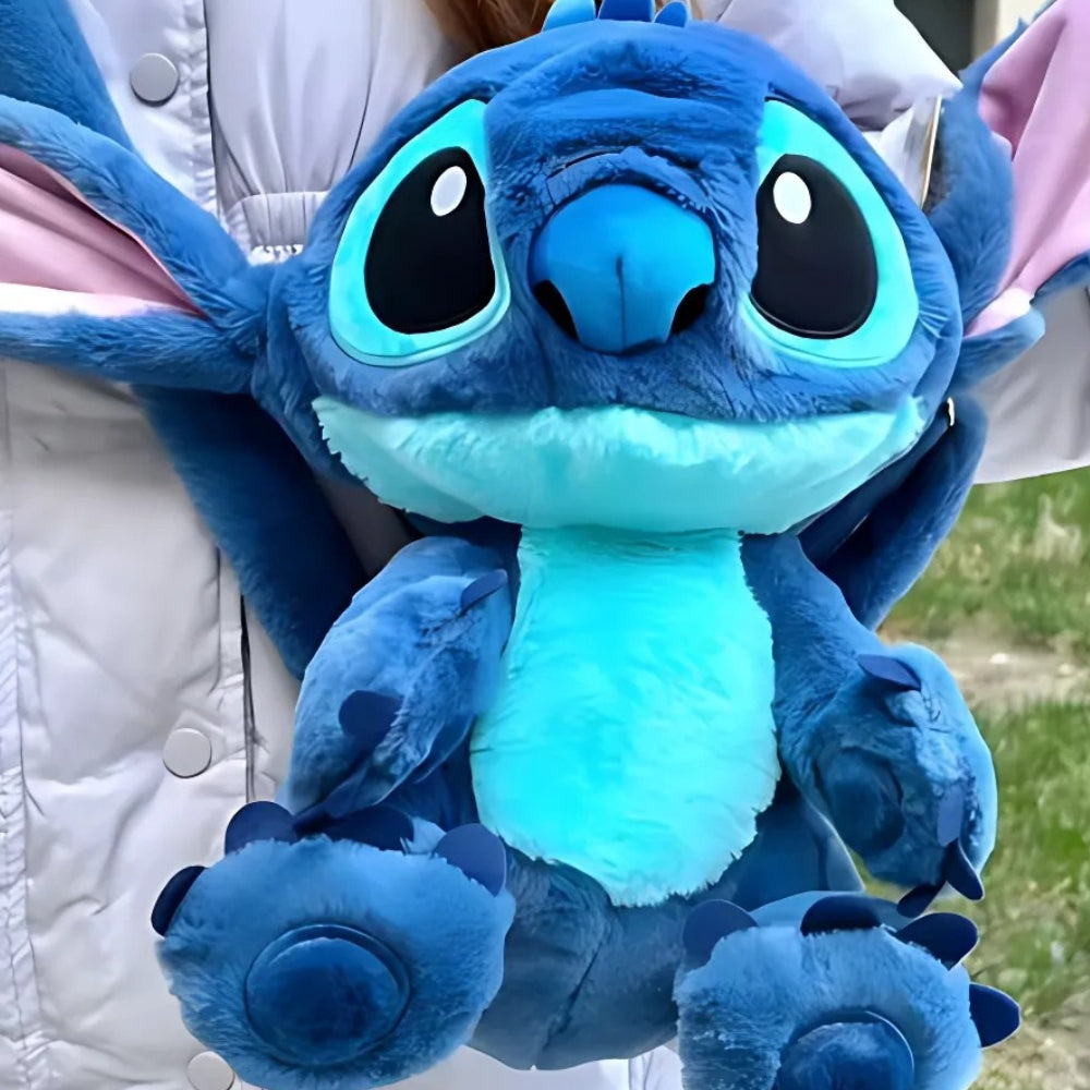 Peluche Stitch sac à dos doux univers Disney enfant La compagnie de la peluche