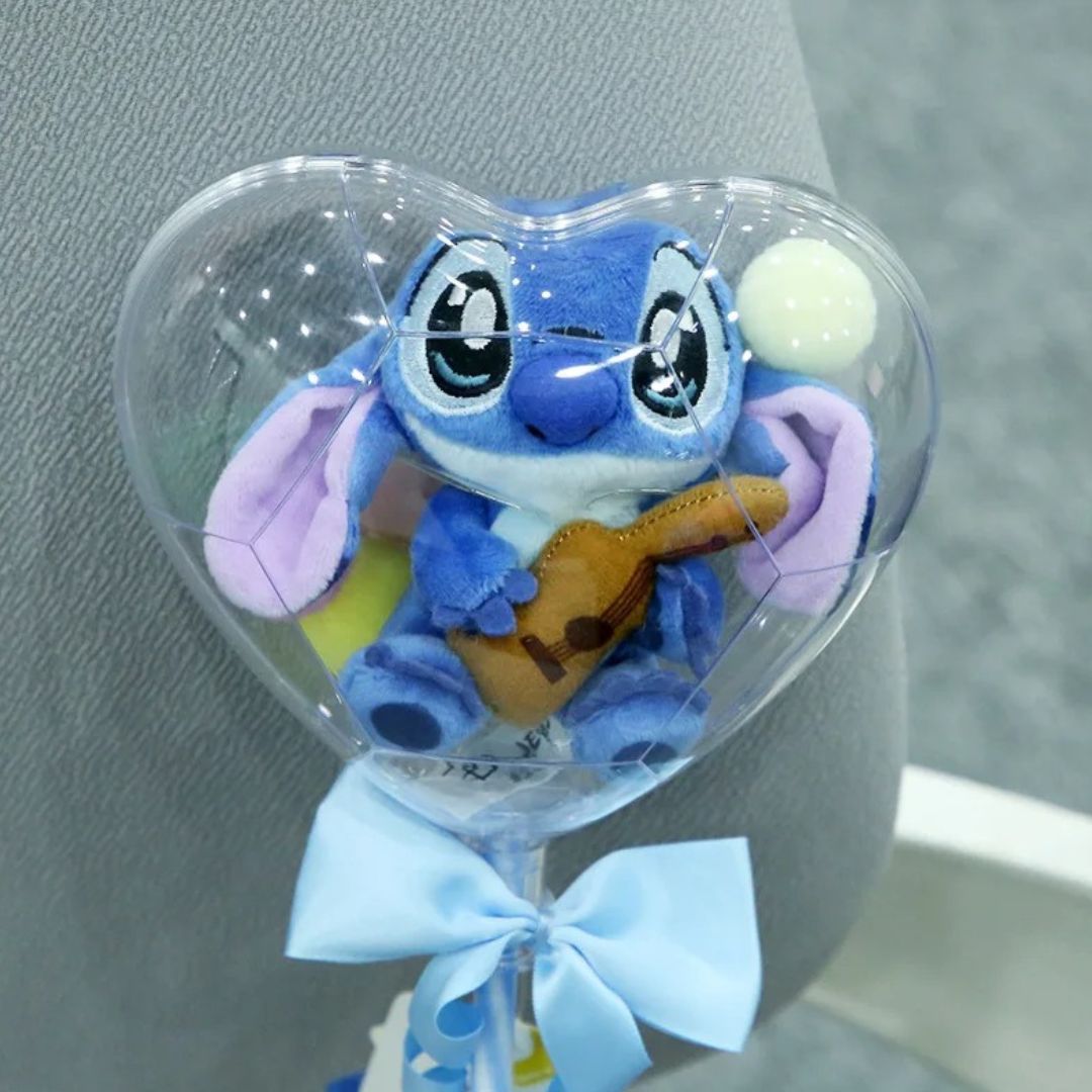 Peluche Stitch Saint-Valentin douce cadeau romantique La compagnie de la peluche