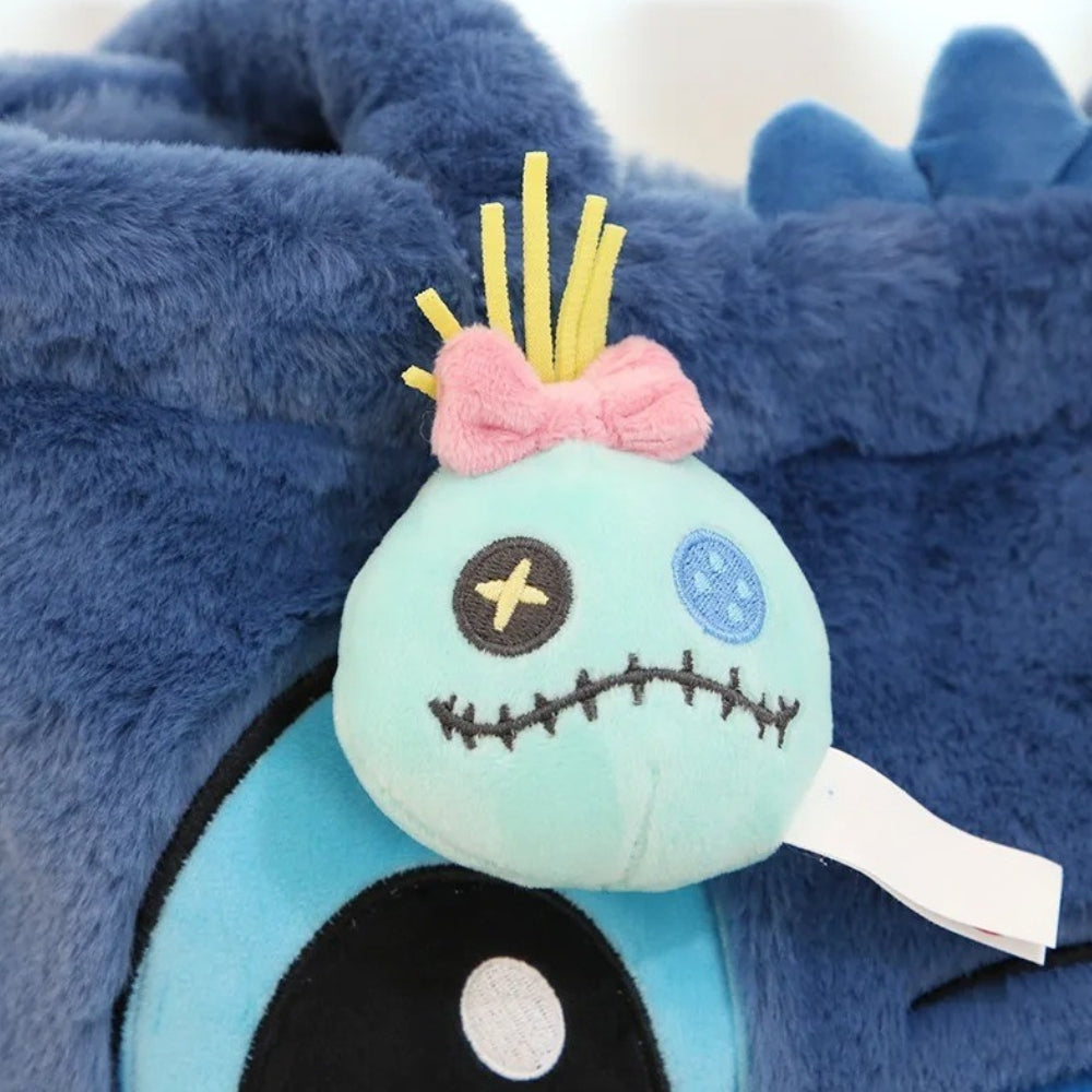 Peluche Stitch tête douce univers Disney câlin enfant La compagnie de la peluche