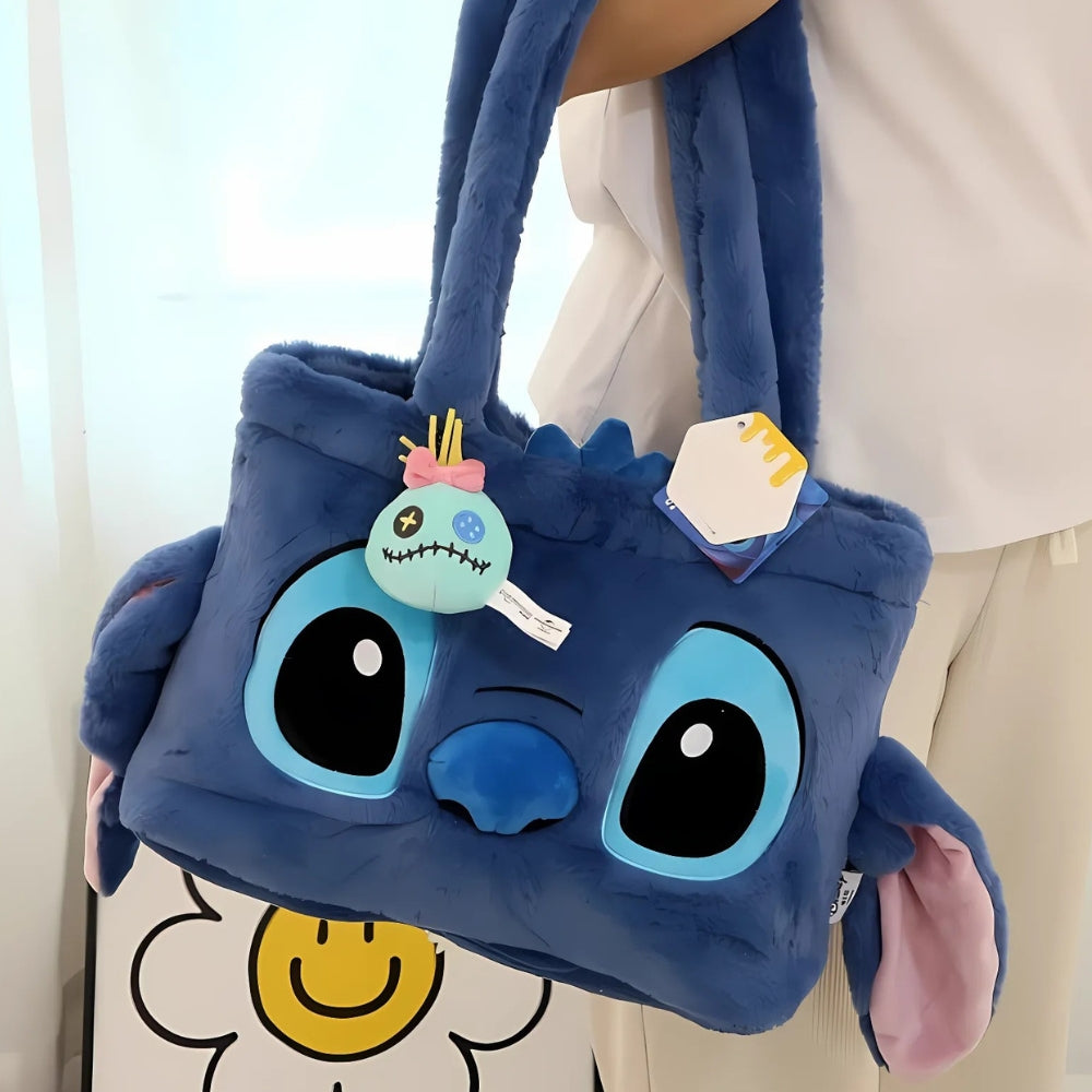 Peluche Stitch tête douce univers Disney câlin enfant La compagnie de la peluche