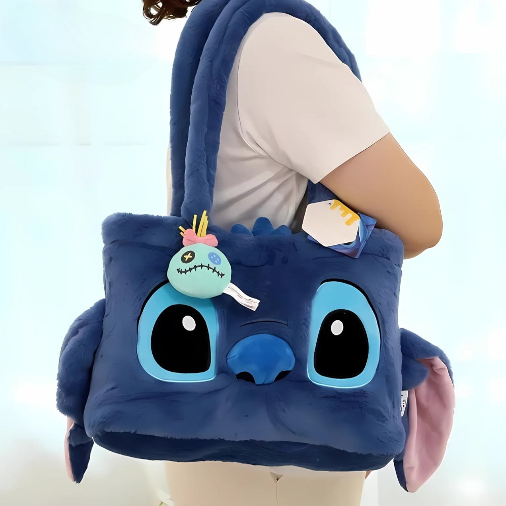 Peluche Stitch tête douce univers Disney câlin enfant La compagnie de la peluche