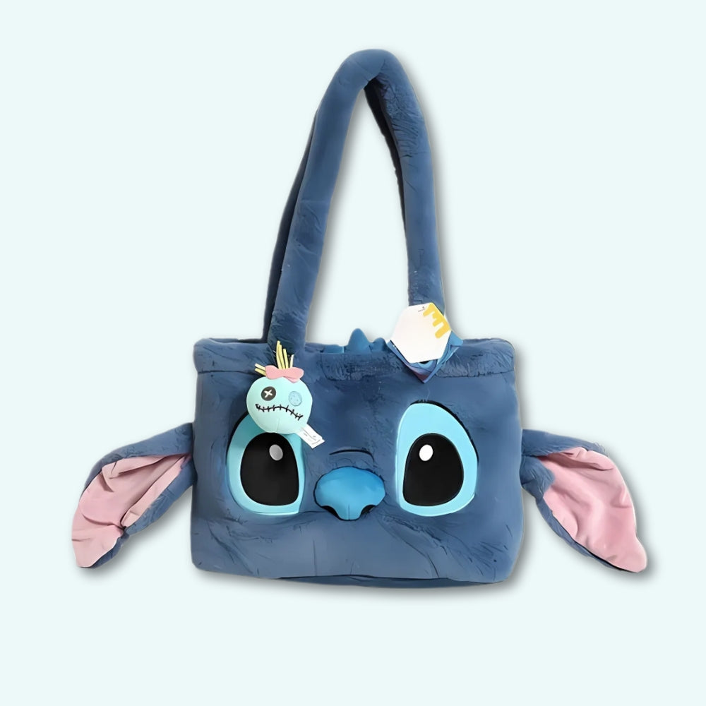 Peluche Stitch tête douce univers Disney câlin enfant La compagnie de la peluche