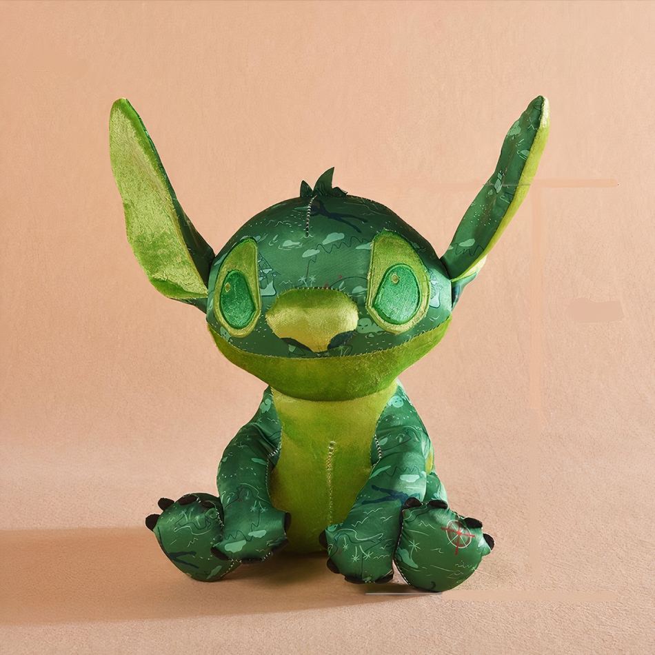 Peluche Stitch vert amusant enfant câlin personnage Disney La compagnie de la peluche