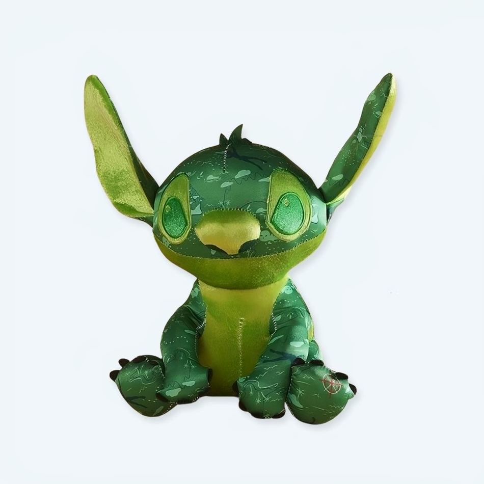 Peluche Stitch vert amusant enfant câlin personnage Disney La compagnie de la peluche