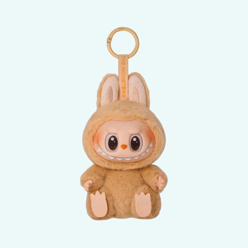 Peluche style Labubu assise velours doux