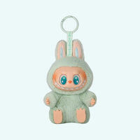 Peluche style Labubu assise velours doux
