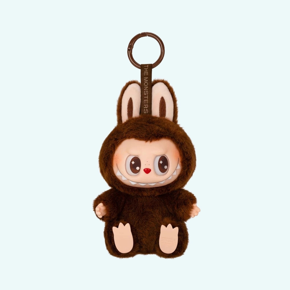 Peluche style Labubu assise velours doux