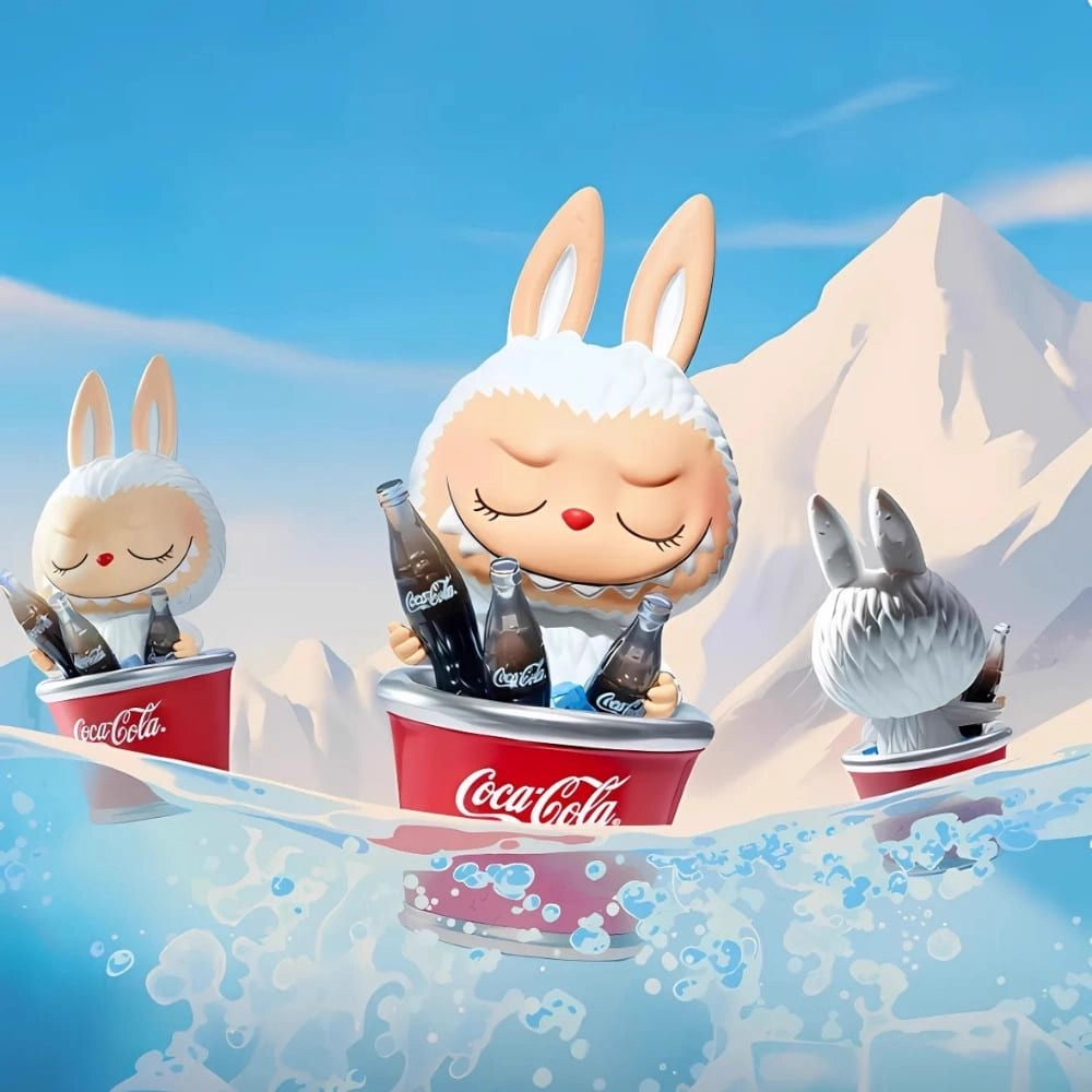 Figurine style Labubu Coca-Cola - The monsters en vinyle