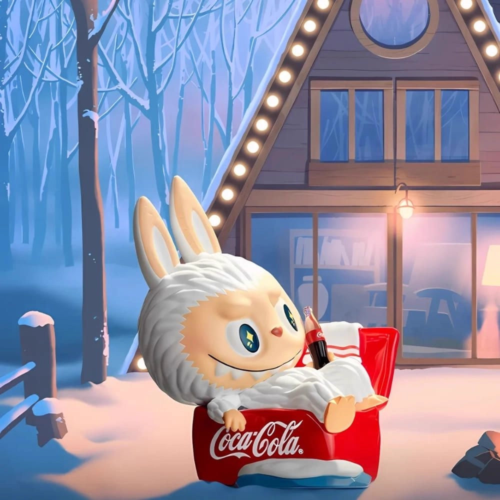 Figurine style Labubu Coca-Cola - The monsters en vinyle