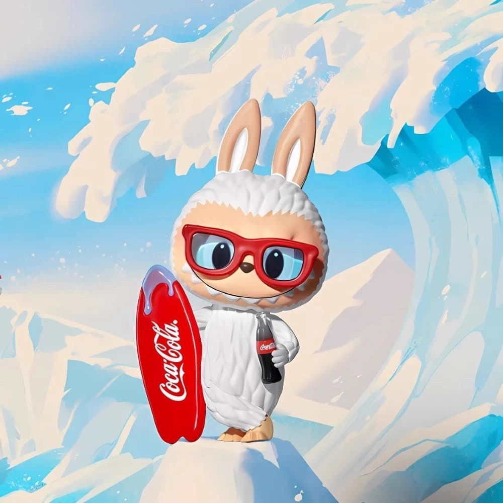 Figurine style Labubu Coca-Cola - The monsters en vinyle