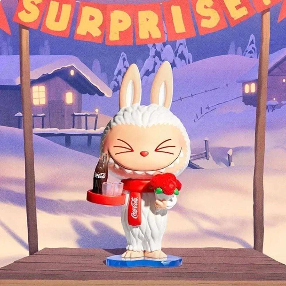 Figurine style Labubu Coca-Cola - The monsters en vinyle