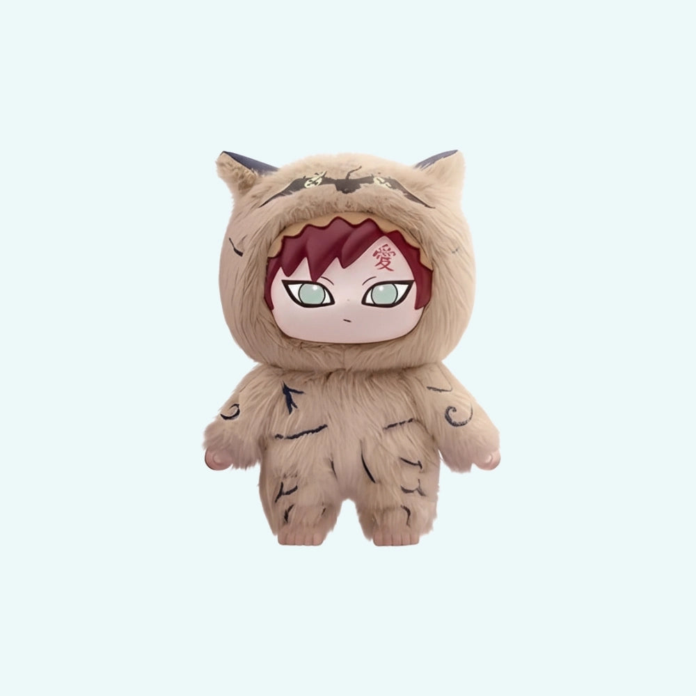 Peluche style Labubu Naruto ninja doux