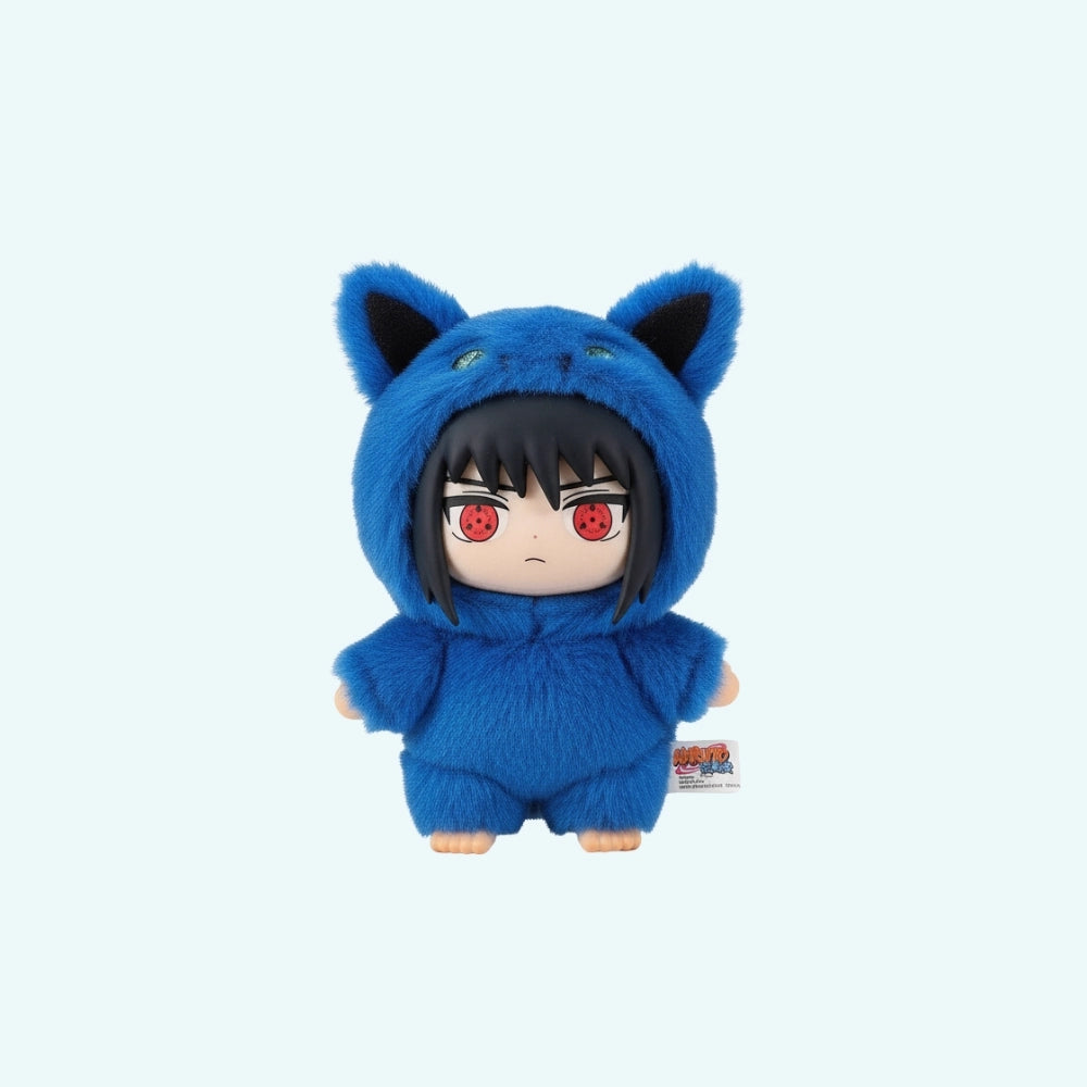 Peluche style Labubu Naruto ninja doux