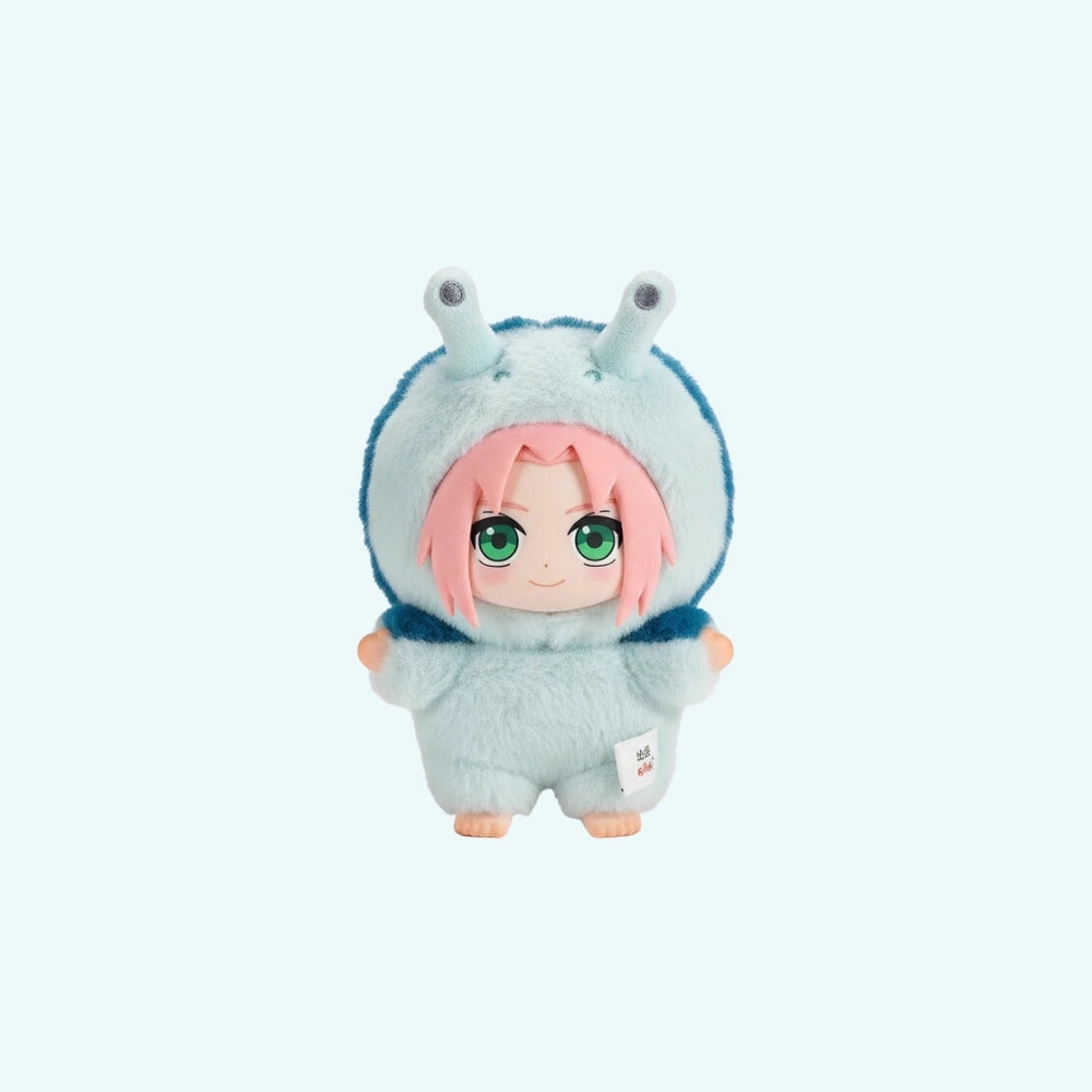 Peluche style Labubu Naruto ninja doux