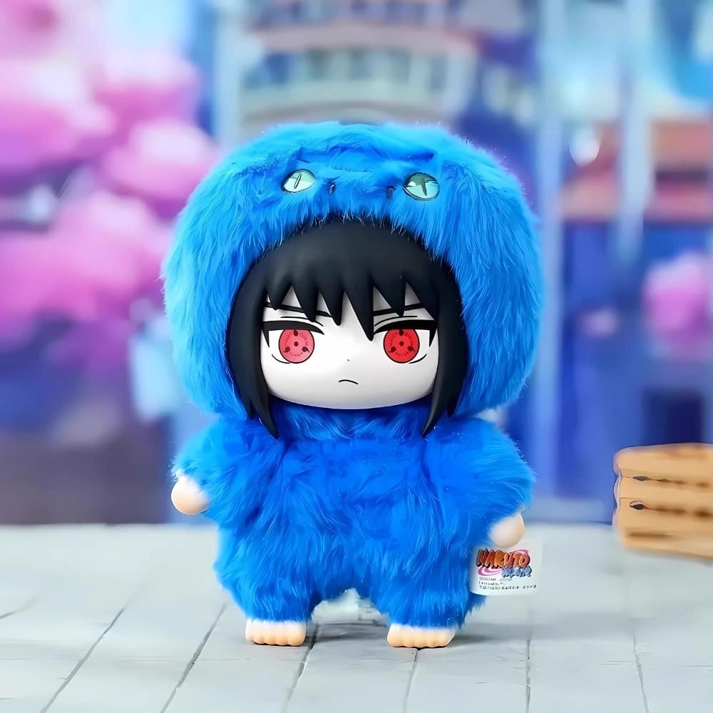 Peluche style Labubu Naruto ninja doux