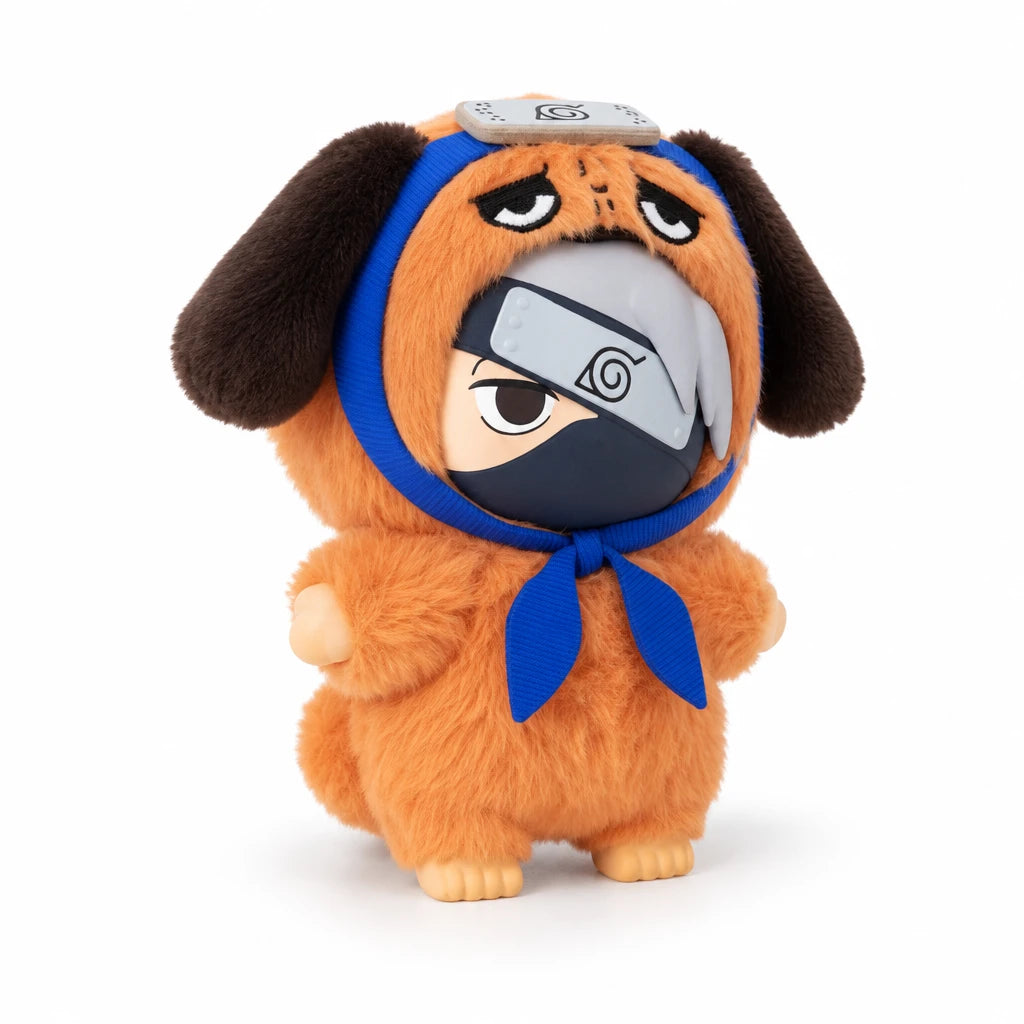 Peluche style Labubu Naruto ninja doux