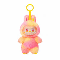 Peluche style Labubu porte-clef coloré