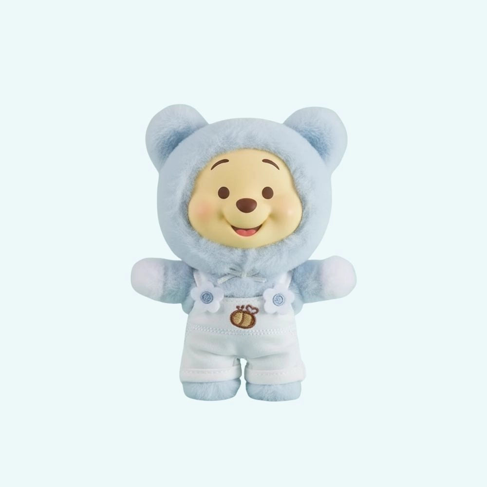 Peluche style Labubu Winnie ourson velours doux câlin