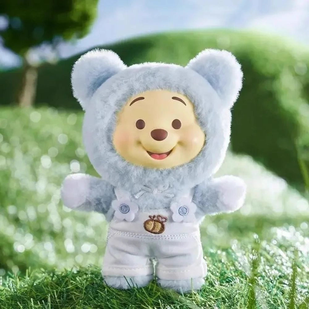 Peluche style Labubu Winnie ourson velours doux câlin