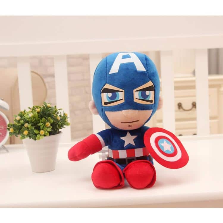 Peluche super-héros Marvel DC douce collection geek La compagnie de la peluche