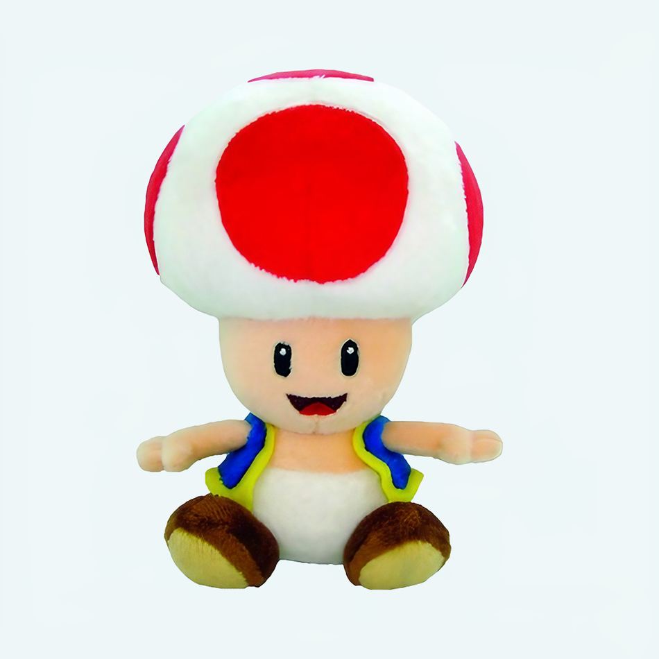 Peluche Super Mario Toad compagnon doux enfant jeu La compagnie de la peluche