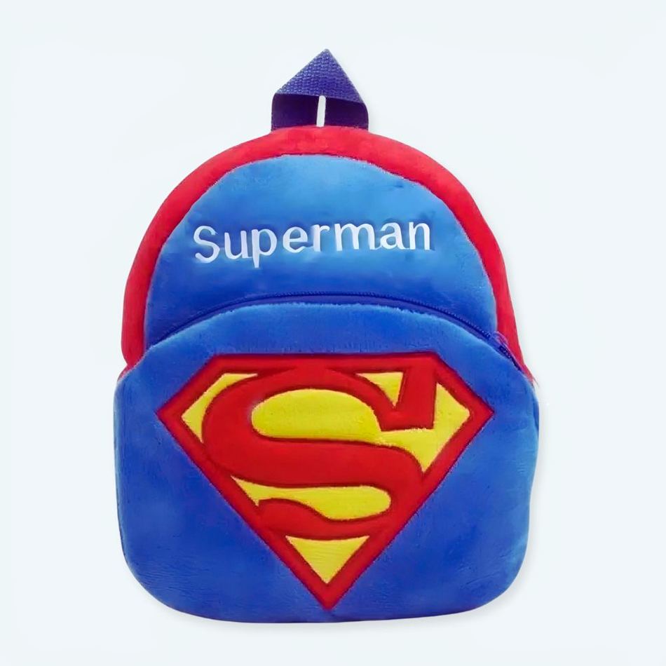 Peluche Superman sac à dos doux enfant super-héros La compagnie de la peluche