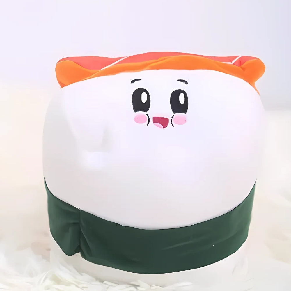 Peluche sushi saumon moelleuse pour enfant chambre cosy La compagnie de la peluche