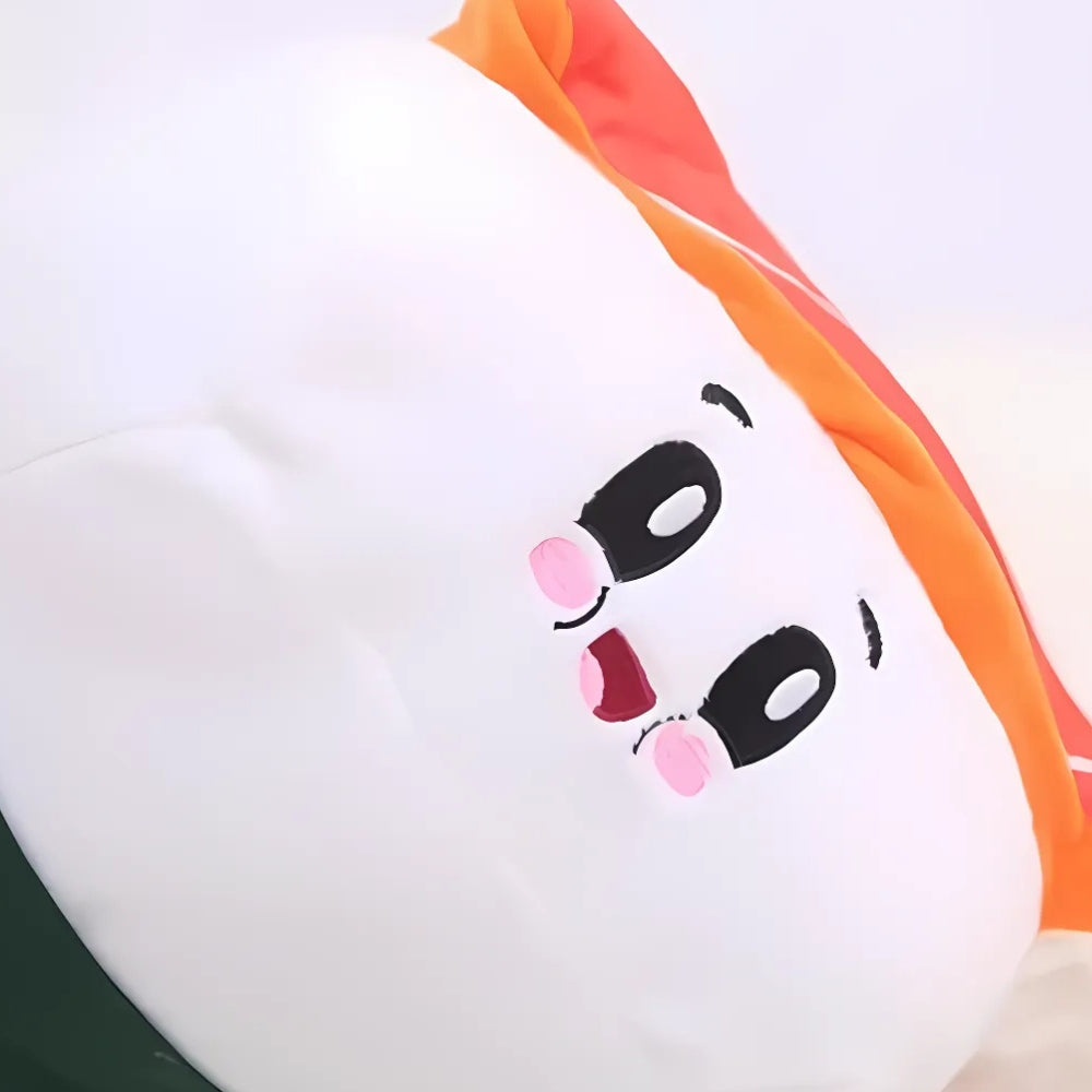 Peluche sushi saumon moelleuse pour enfant chambre cosy La compagnie de la peluche