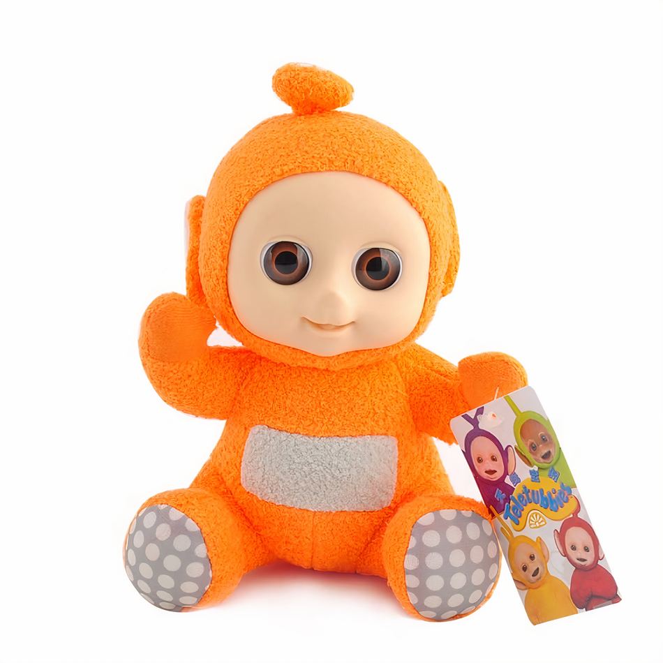 Peluche Teletubbies douce colorée enfant câlin orange La compagnie de la peluche