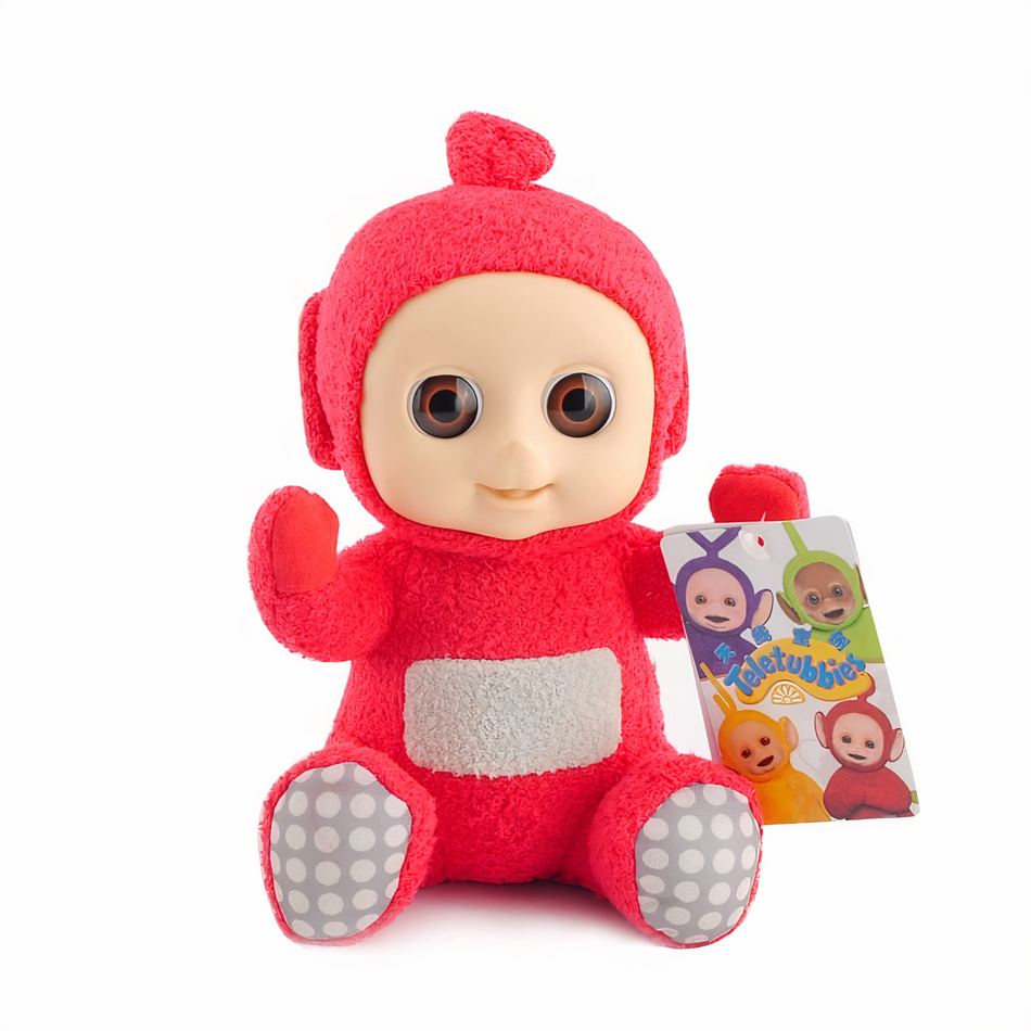 Peluche Teletubbies douce colorée enfant câlin rouge La compagnie de la peluche