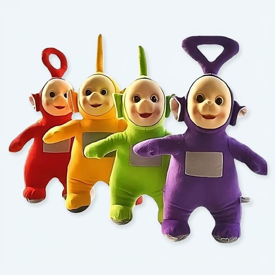 Peluche Teletubbies géante douce enfant chambre colorée La compagnie de la peluche