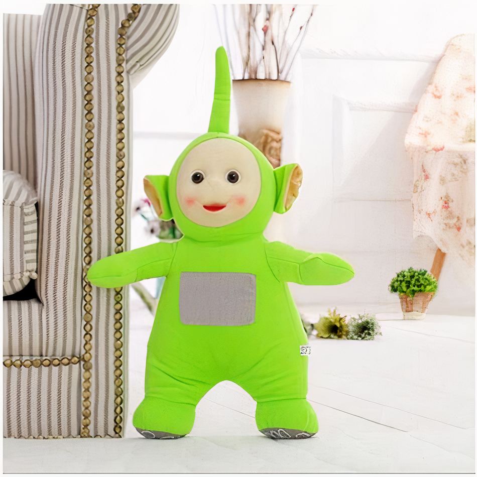 Peluche Teletubbies géante douce enfant chambre colorée vert La compagnie de la peluche