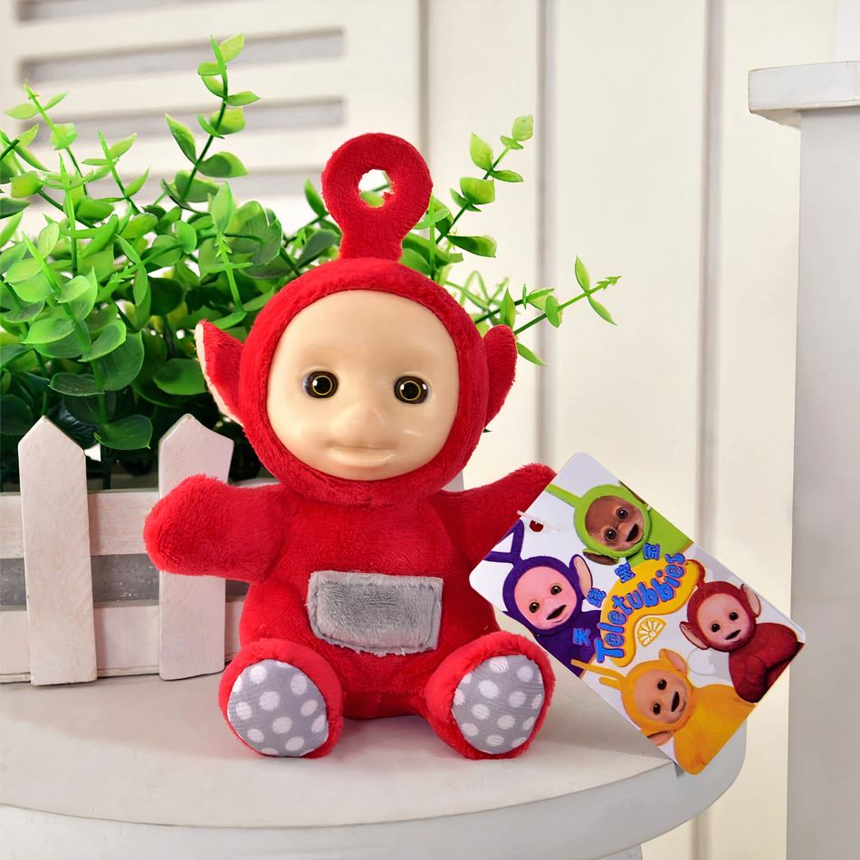 Peluche Teletubbies pendentif doux enfant univers câlin rouge La compagnie de la peluche