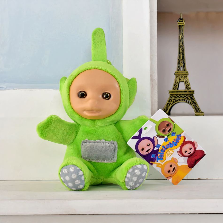 Peluche Teletubbies pendentif doux enfant univers câlin vert La compagnie de la peluche
