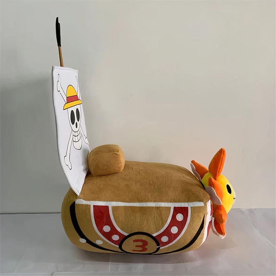 Peluche Thousand Sunny One Piece bateau doux collection anime La compagnie de la peluche
