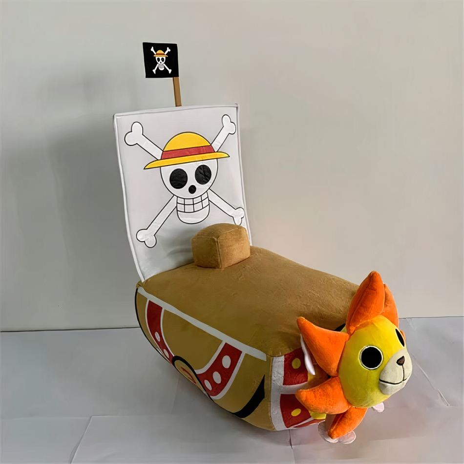 Peluche Thousand Sunny One Piece bateau doux collection anime La compagnie de la peluche