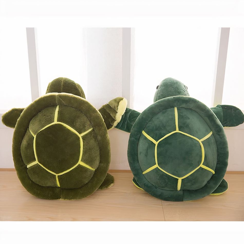 Peluche tortue bleue océan douce et réconfortante La compagnie de la peluche