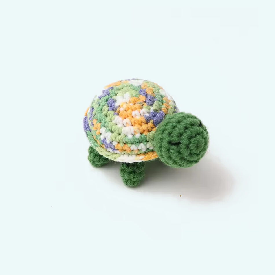 Peluche tortue crochet douce marine enfant câlin La compagnie de la peluche