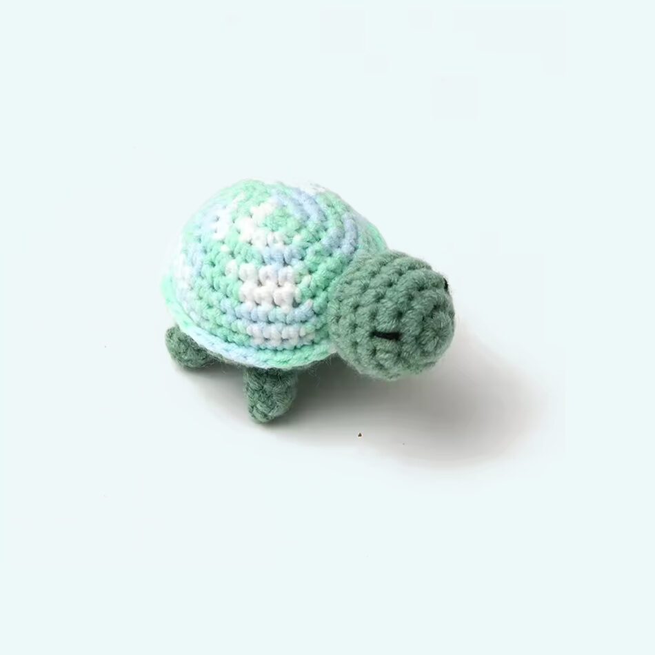 Peluche tortue crochet douce marine enfant câlin La compagnie de la peluche
