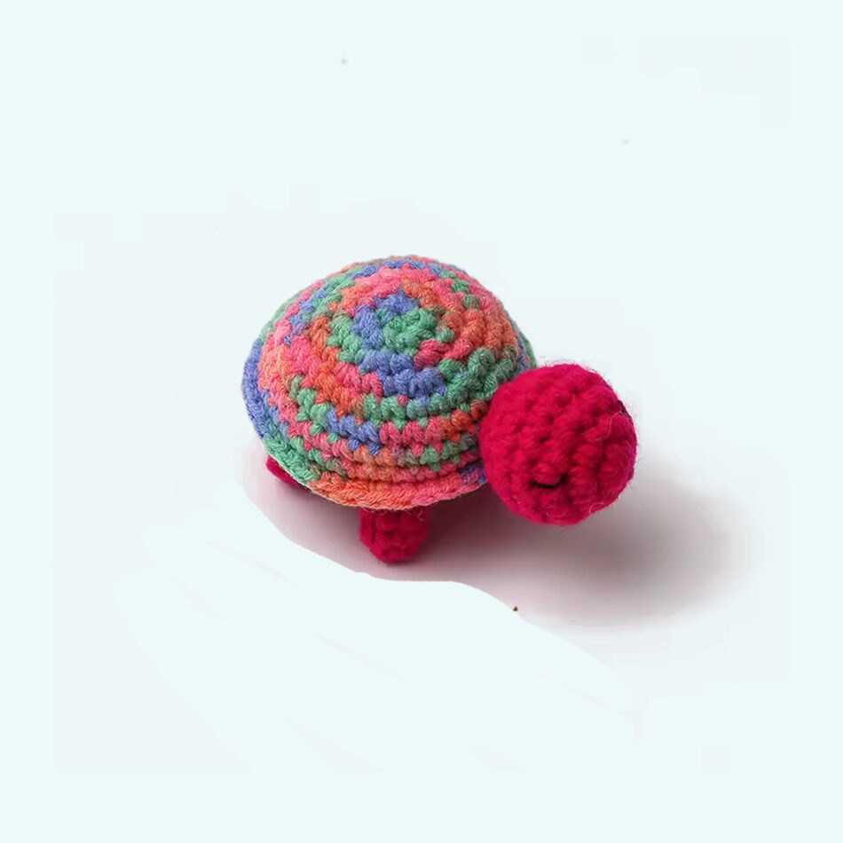 Peluche tortue crochet douce marine enfant câlin La compagnie de la peluche