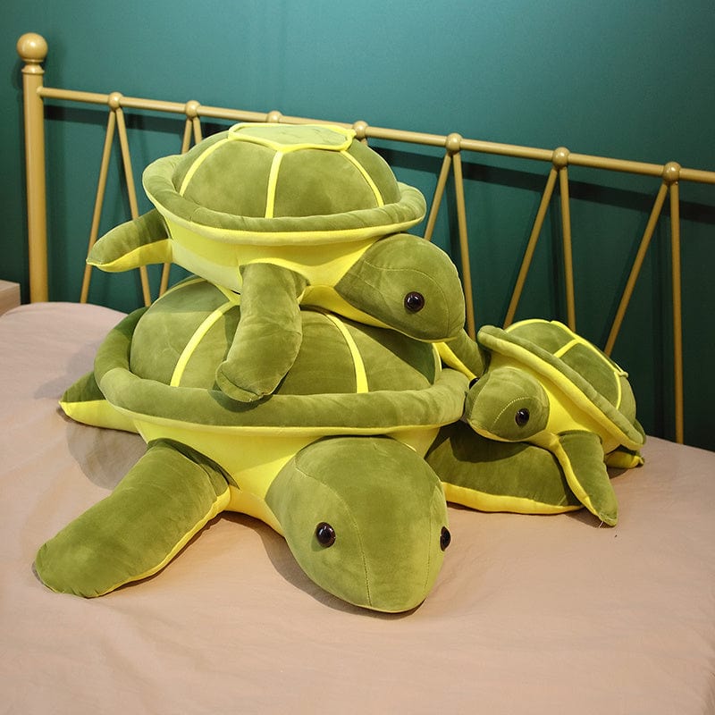 Peluche tortue des océans verte 35cm
