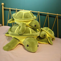 Peluche tortue des océans verte 35cm