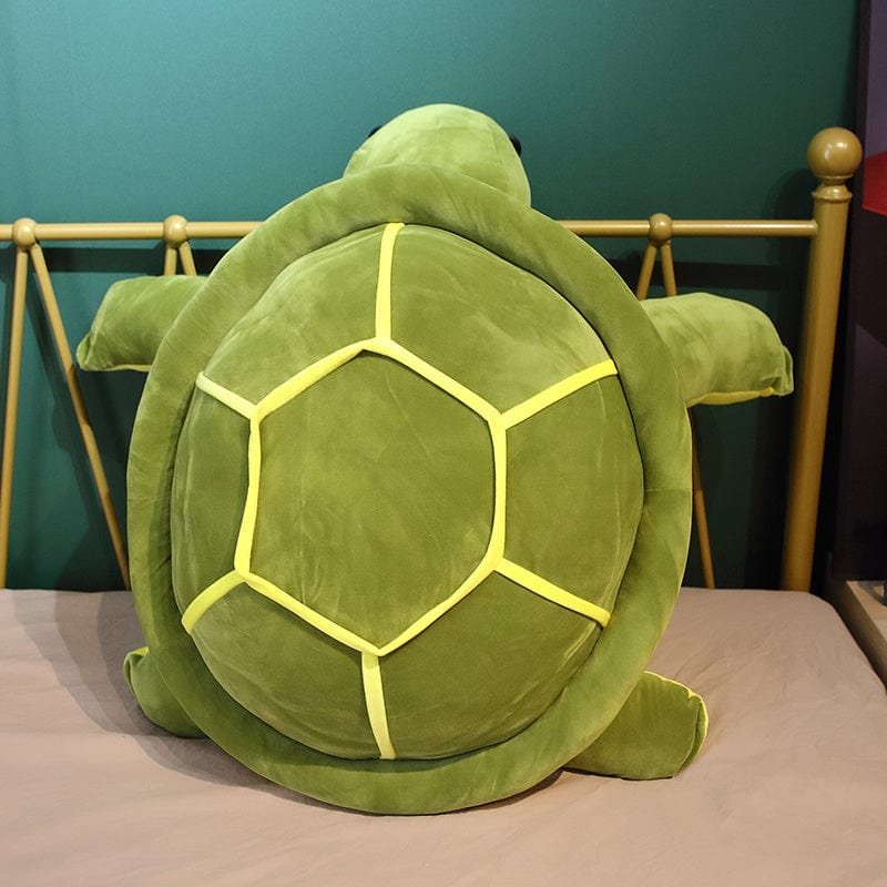 Peluche tortue des océans verte