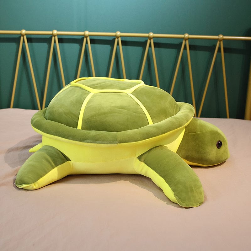 Peluche tortue des océans verte