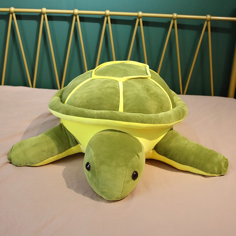 Peluche tortue des océans verte