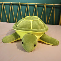 Peluche tortue des océans verte