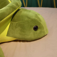 Peluche tortue des océans verte